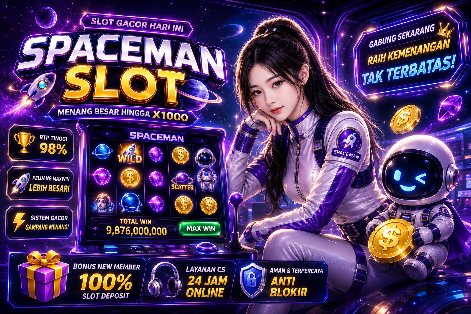 Situs Spaceman yang Sering Jadi Rekomendasi Komunitas